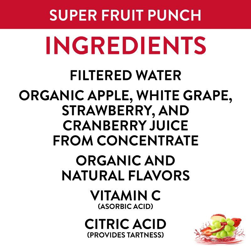 slide 5 of 8, Honest Kids Organic Fruit Punch Juice Drink - 8pk/6 fl oz Boxes, 8 ct; 6 fl oz