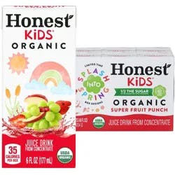 Honest Kids Organic Fruit Punch Juice Drink - 8pk/6 fl oz Boxes