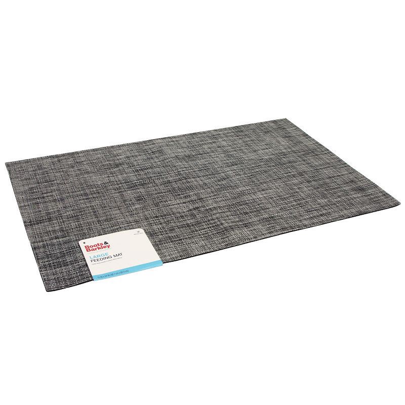 slide 3 of 3, Fashion Dog Feeding Mat - Gray - Large - Boots & Barkley™, 1 ct