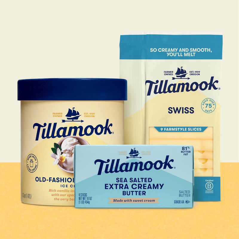 slide 4 of 4, Tillamook Farmstyle Swiss Cheese Slices - 8oz/9 slices, 8 oz