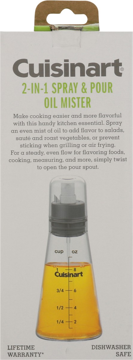 slide 4 of 9, Cuisinart 2-In-1 Oil Mister And Pourer, 12 Oz, Clear, 1 ct