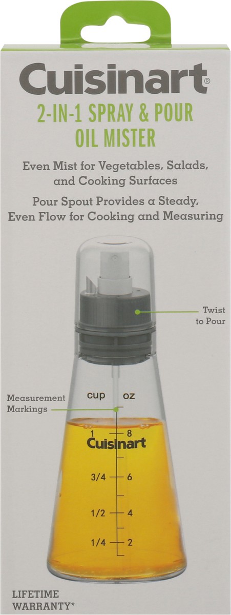 slide 2 of 9, Cuisinart 2-In-1 Oil Mister And Pourer, 12 Oz, Clear, 1 ct