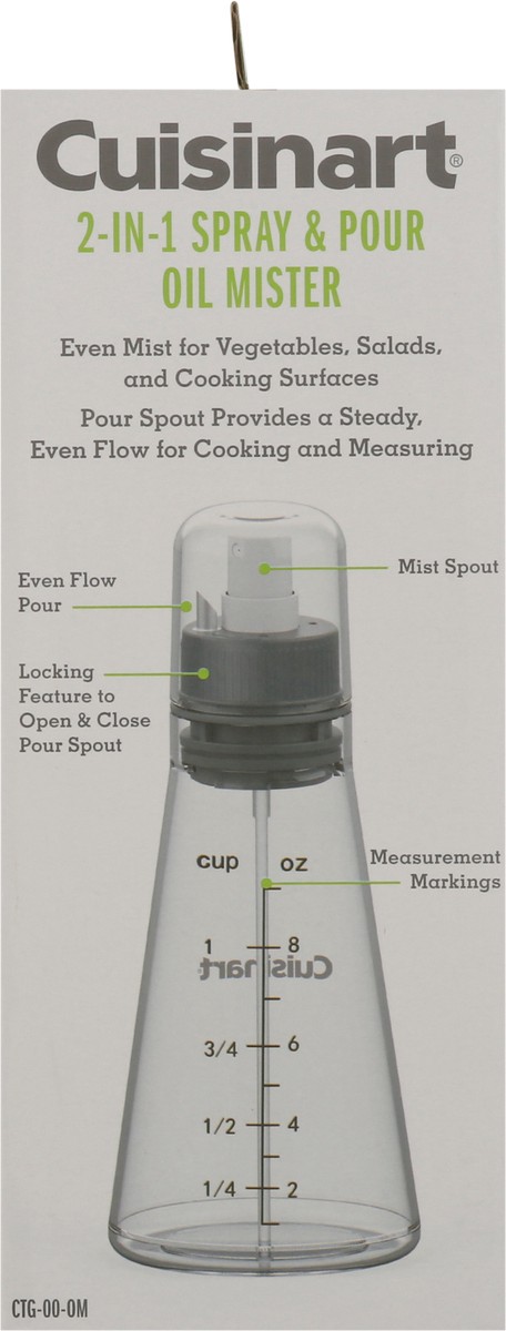 slide 9 of 9, Cuisinart 2-In-1 Oil Mister And Pourer, 12 Oz, Clear, 1 ct