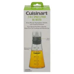 Cuisinart 2-In-1 Oil Mister And Pourer, 12 Oz, Clear