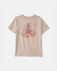 Carters Kid Volcano Graphic Tee - Brown Beige XL