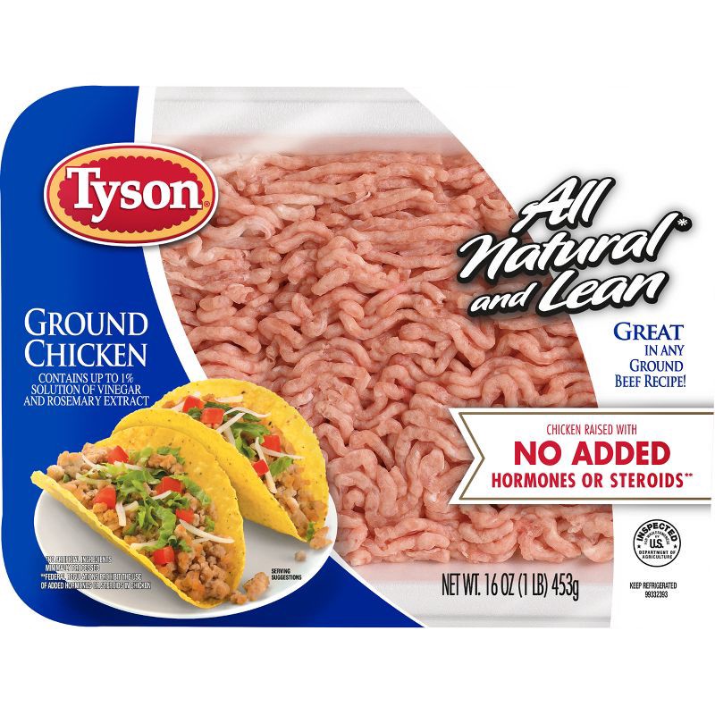 slide 1 of 4, Tyson Ground Chicken - 16oz, 16 oz