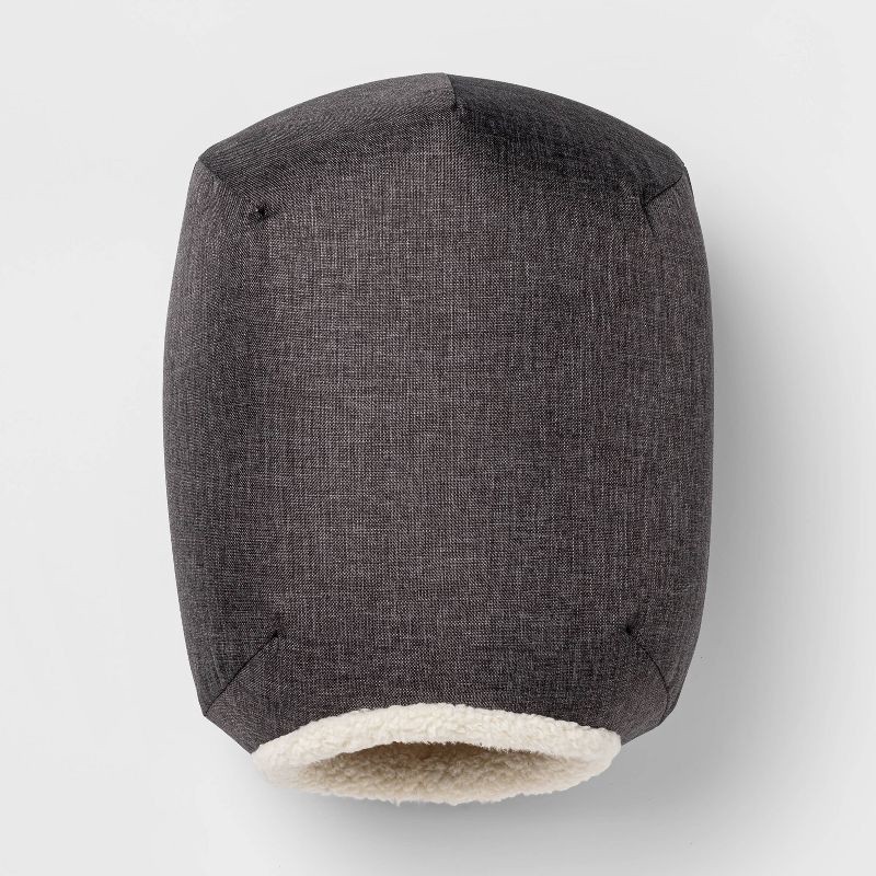 slide 2 of 3, Pet Cave Dog & Cat Bed - XS - Gray - Boots & Barkley™, 1 ct