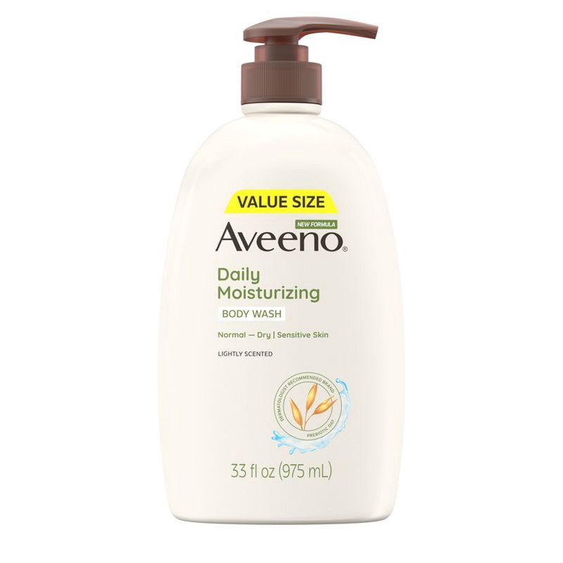 slide 11 of 11, Aveeno Daily Moisturizing Body Wash with Soothing Oat - 33 fl oz, 33 fl oz