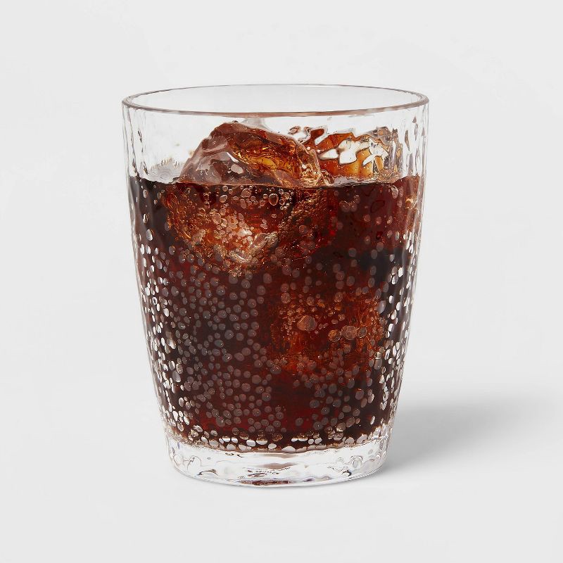 slide 3 of 3, 13oz Tritan Plastic Textured Short Tumbler - Threshold™: Reusable Acrylic Drinkware, Dishwasher-Safe, Cold Beverages, 13 oz