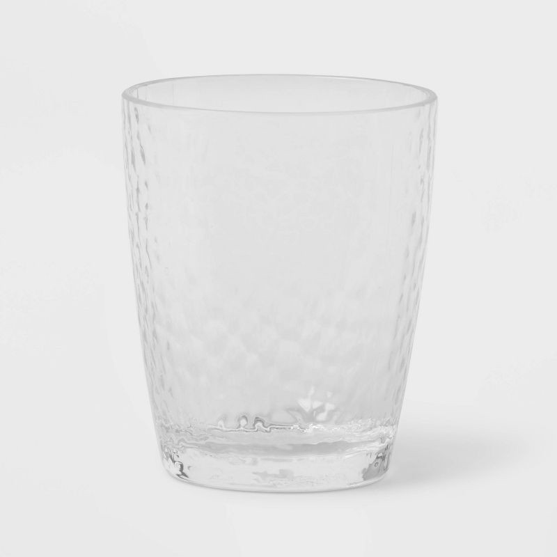 slide 1 of 3, 13oz Tritan Plastic Textured Short Tumbler - Threshold™: Reusable Acrylic Drinkware, Dishwasher-Safe, Cold Beverages, 13 oz