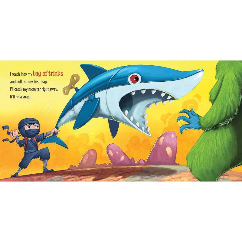slide 4 of 6, Sourcebooks How to Catch a Monster: A Bedtime Bravery Halloween Picture Book (How to Catch) by Adam Wallace (Hardcover), 1 ct