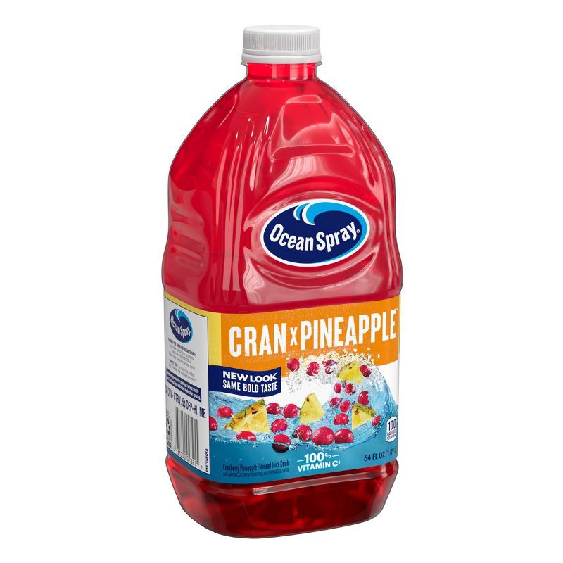 slide 9 of 9, Ocean Spray Cranberry Pineapple Juice Cocktail - 64 fl oz Bottle, 64 fl oz