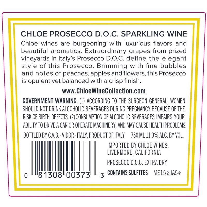 slide 5 of 6, Chloe Wine Collection Chloe Prosecco Wine - 750ml Bottle, 750 ml