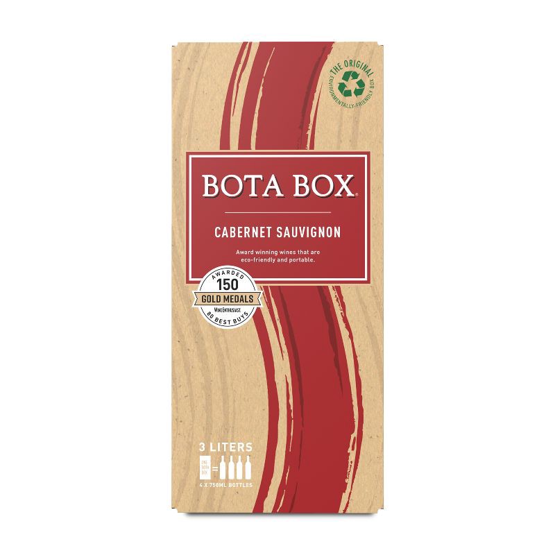 slide 1 of 9, Bota Box Cabernet Sauvignon Red Wine - 3L Box, 3 liter