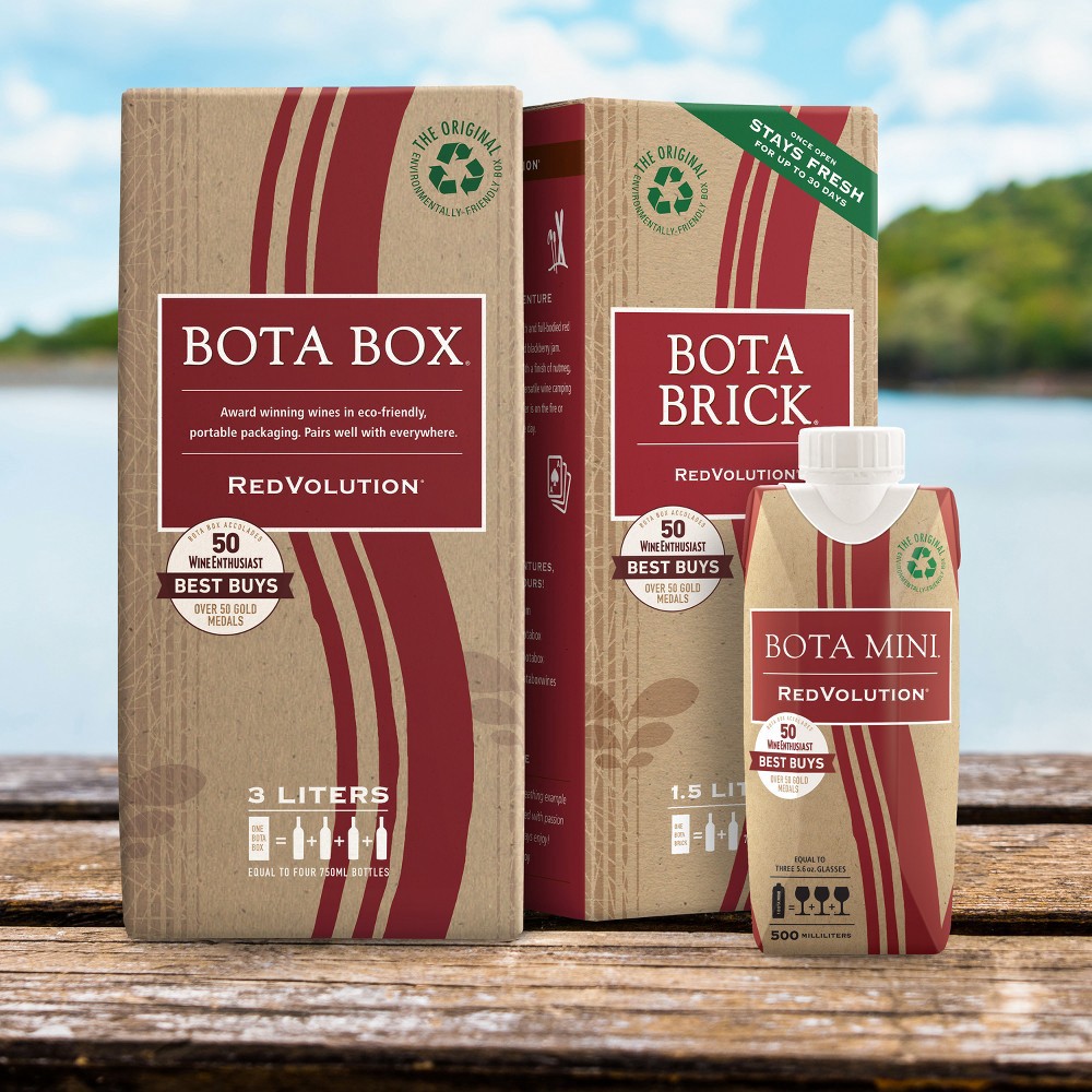 slide 2 of 4, Bota Box Vineyards Bota Box Redvolution, 3 liter