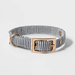 Railroad Stripe Dog Collar - Small - Boots & Barkley