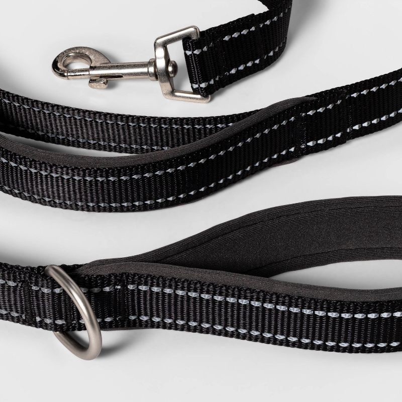 slide 3 of 3, Core Dog Leash - Black - 5ft Long - Boots & Barkley™, 5 ft