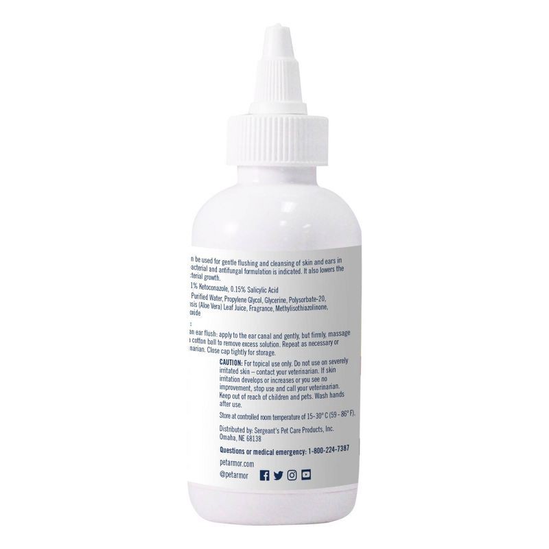 slide 3 of 8, PetArmor Antimicrobial Resistant Ear Rinse for Dogs - 4 fl oz, 4 fl oz