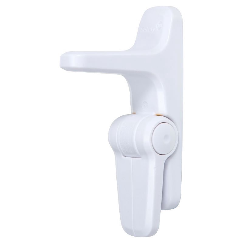 slide 2 of 8, Safety 1st OutSmart Lever Lock With Decoy Button - White, 1 ct