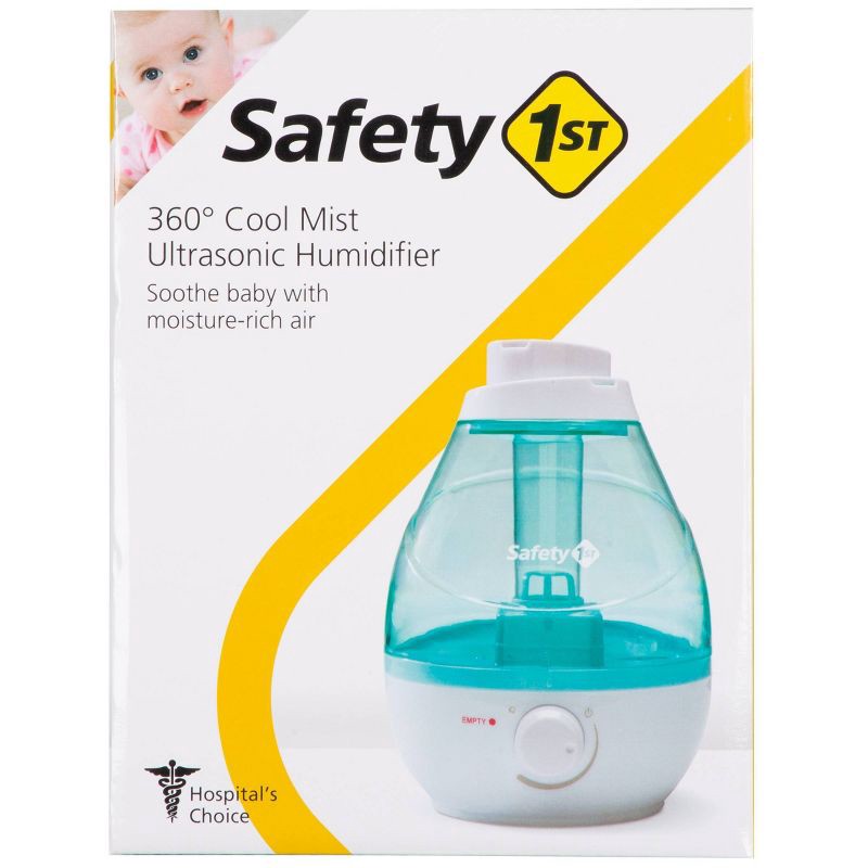slide 2 of 3, Safety 1st Ultrasonic 360° Cool Mist Humidifier - Seafoam, 1 ct