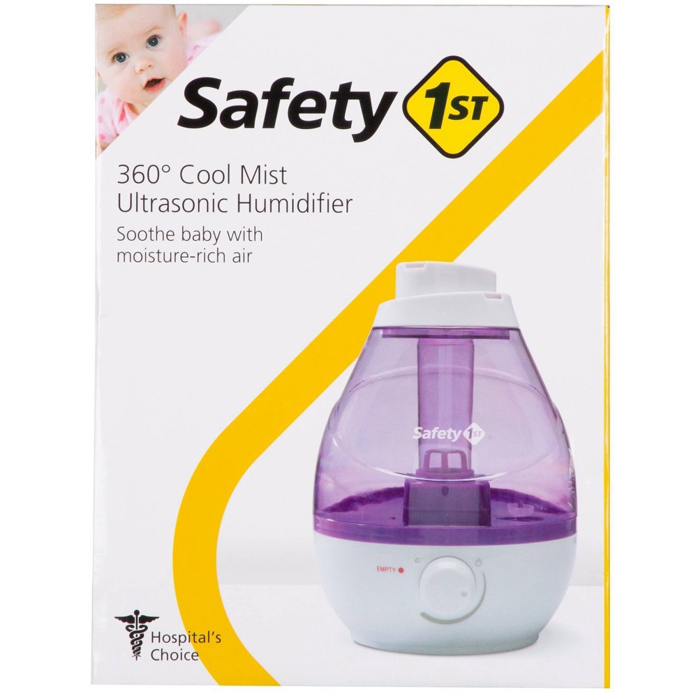 slide 4 of 4, Safety 1st Ultrasonic 360° Cool Mist Humidifier - Purple, 1 ct
