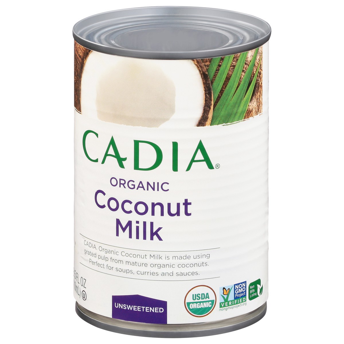 slide 3 of 9, Cadia Organic Coconut Milk Light, 13.5 oz