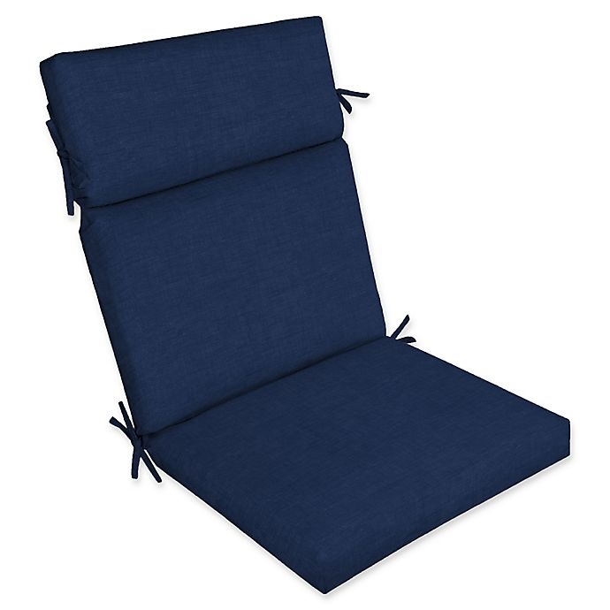 slide 1 of 1, Arden SelectionsLaela Outdoor Cartridge Chair Cushion - Blue, 1 ct