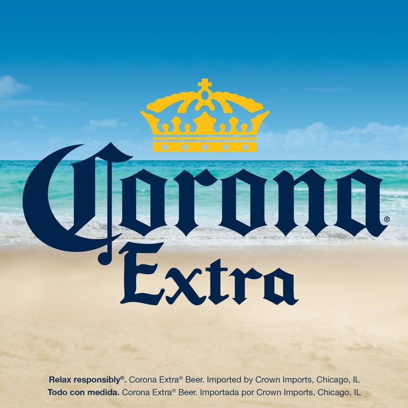 slide 10 of 10, Corona Extra Lager Beer - 3pk/24 fl oz Cans, 3 ct; 24 fl oz