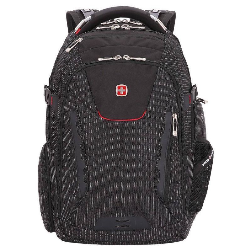 slide 7 of 10, SWISSGEAR Scan Smart TSA Laptop and USB Power Plug 18.5" Backpack - Black, 1 ct