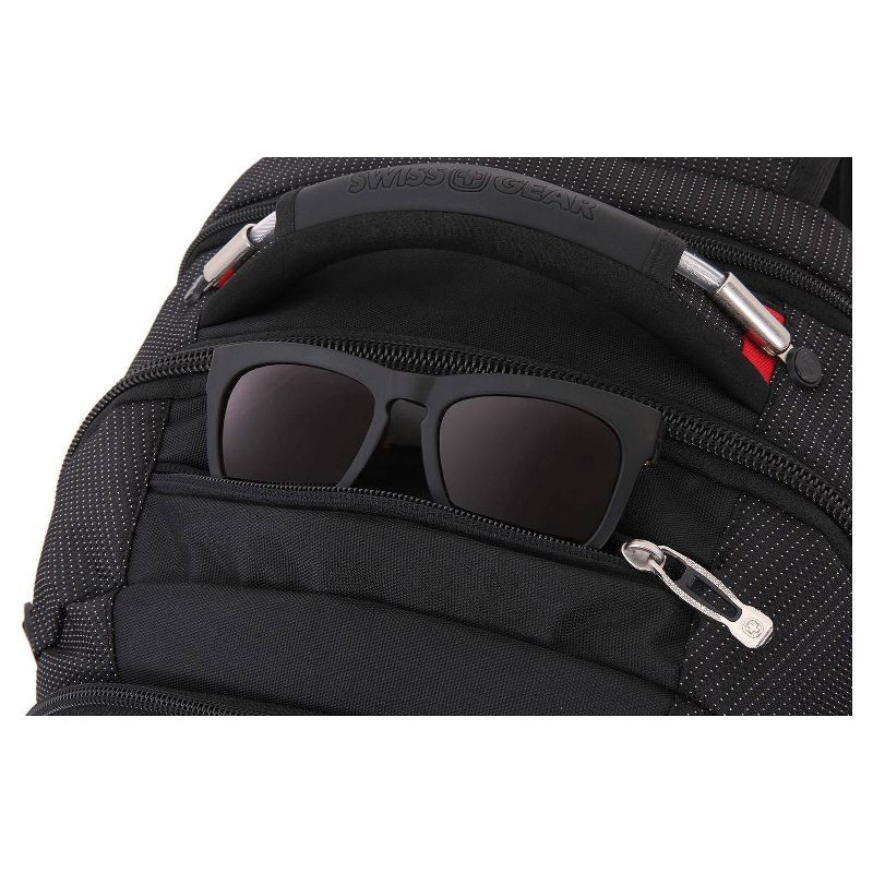 slide 9 of 10, SWISSGEAR Scan Smart TSA Laptop and USB Power Plug 18.5" Backpack - Black, 1 ct