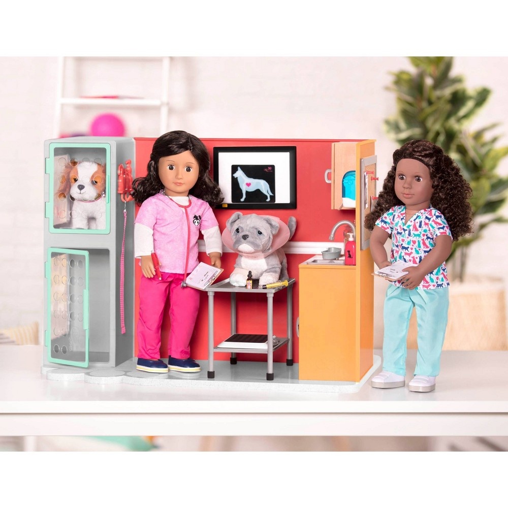 slide 3 of 8, Our Generation Healthy Paws Vet Clinic Playset for 18" Dolls, 1 ct