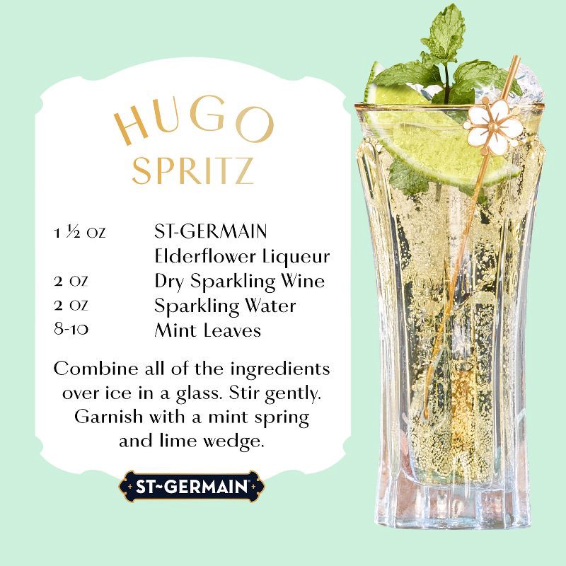 slide 4 of 6, St-Germain St. Germain Elderflower Liqueur - 375ml Bottle, 375 ml