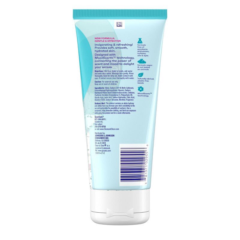 slide 8 of 8, Clean & Clear Oil-Free Deep Action Exfoliating Facial Scrub for Smooth Skin - 7 oz, 7 oz