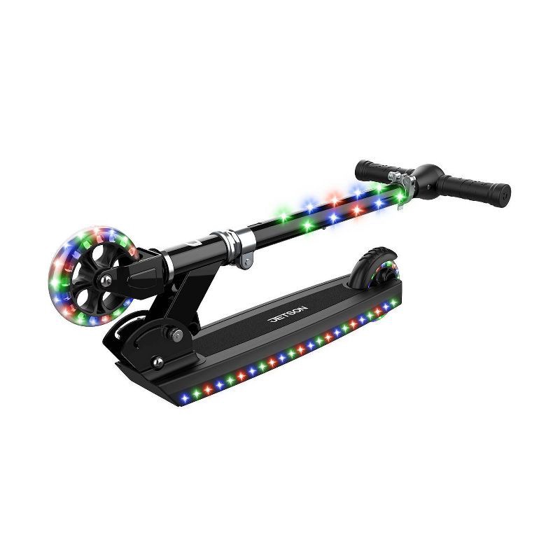 slide 3 of 12, Jetson Jupiter Kids' Kick Scooter with LED Lights - Black, 1 ct