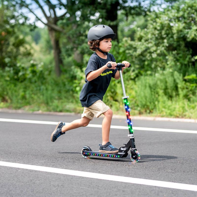 slide 12 of 12, Jetson Jupiter Kids' Kick Scooter with LED Lights - Black, 1 ct