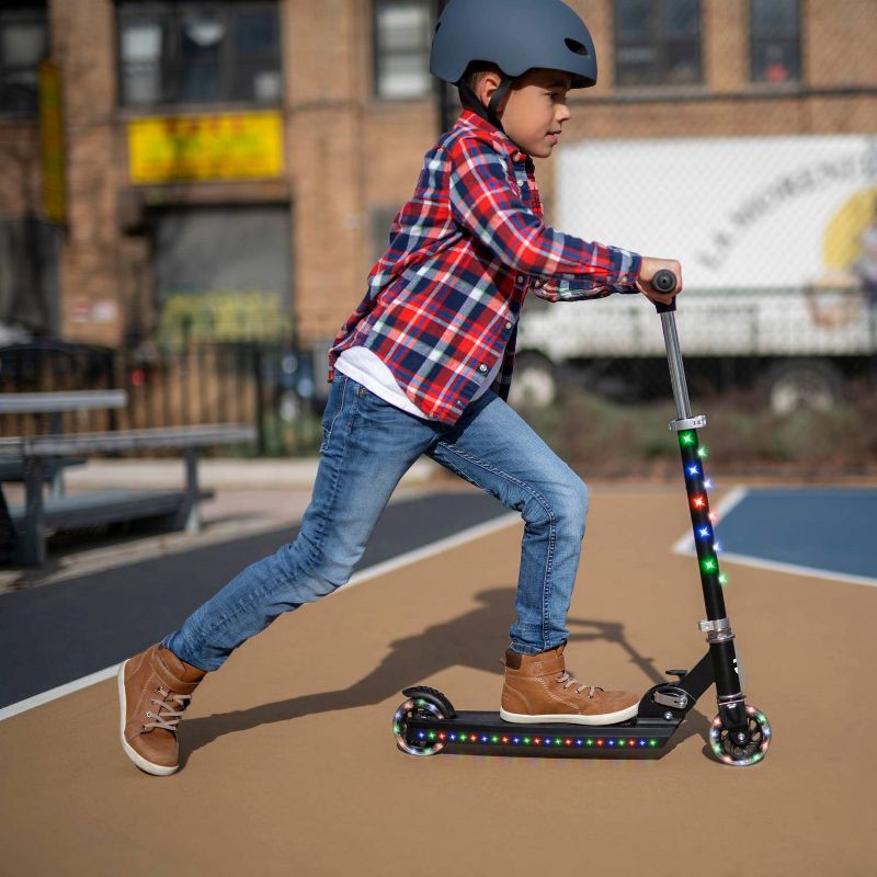 slide 10 of 12, Jetson Jupiter Kids' Kick Scooter with LED Lights - Black, 1 ct