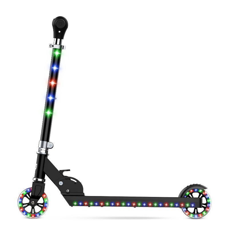 slide 1 of 12, Jetson Jupiter Kids' Kick Scooter with LED Lights - Black, 1 ct