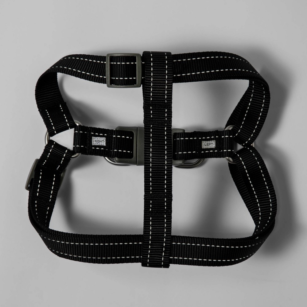 slide 4 of 4, Core Reflective Dog Harness - Black - Large - Boots & Barkley, 1 ct