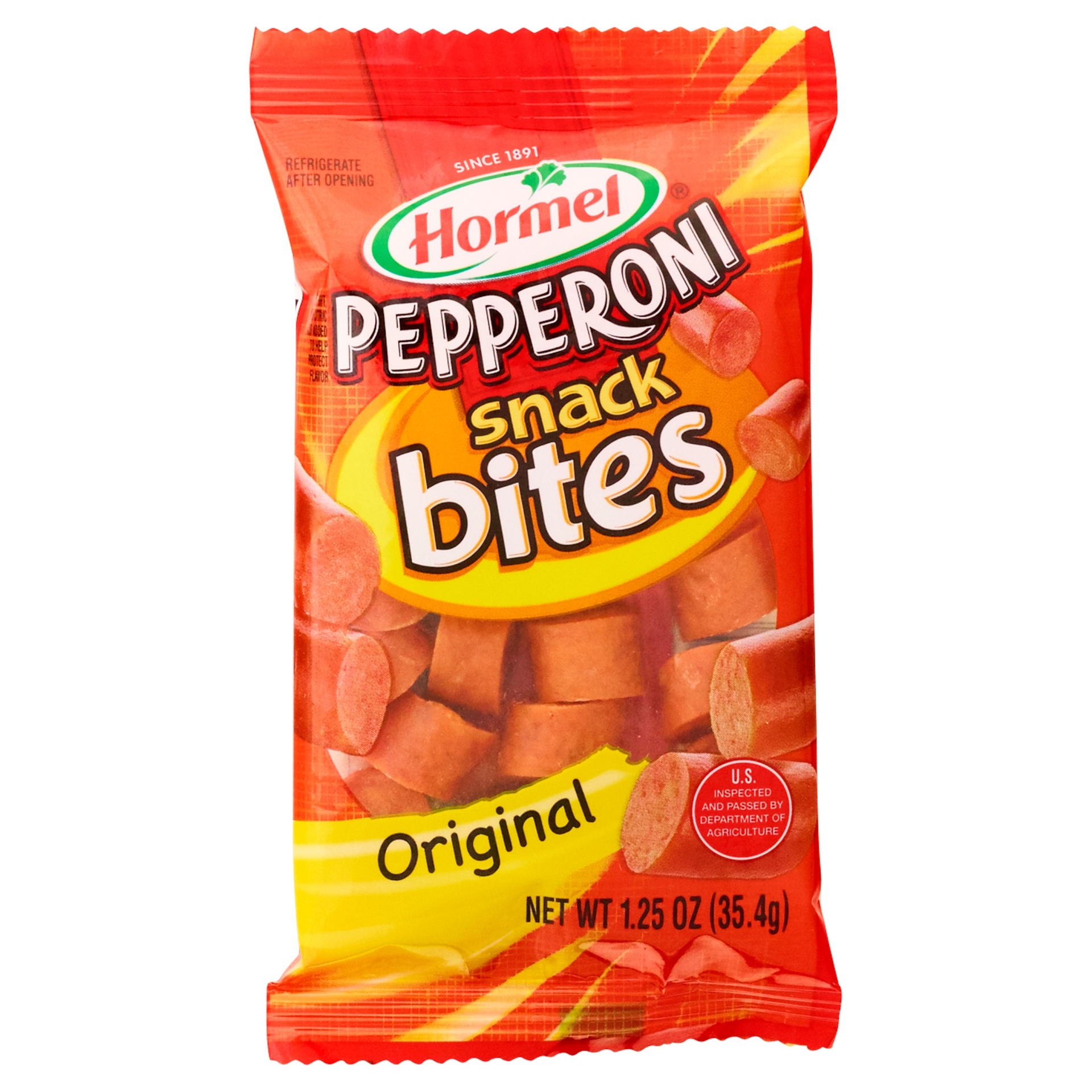 slide 1 of 3, Hormel Original Pepperoni Bites, 1.25 oz