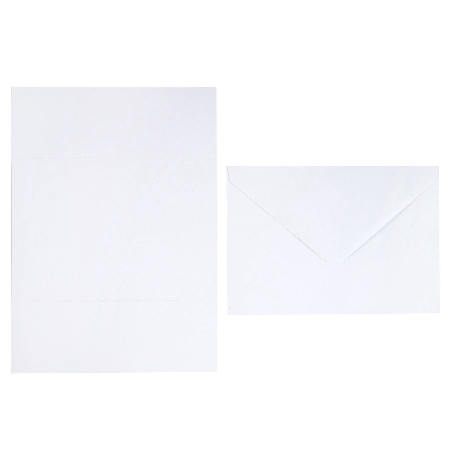 slide 2 of 5, White Gatefold Cards & Envelopes By Recollections, 5" X 7", 5 in x 7 in