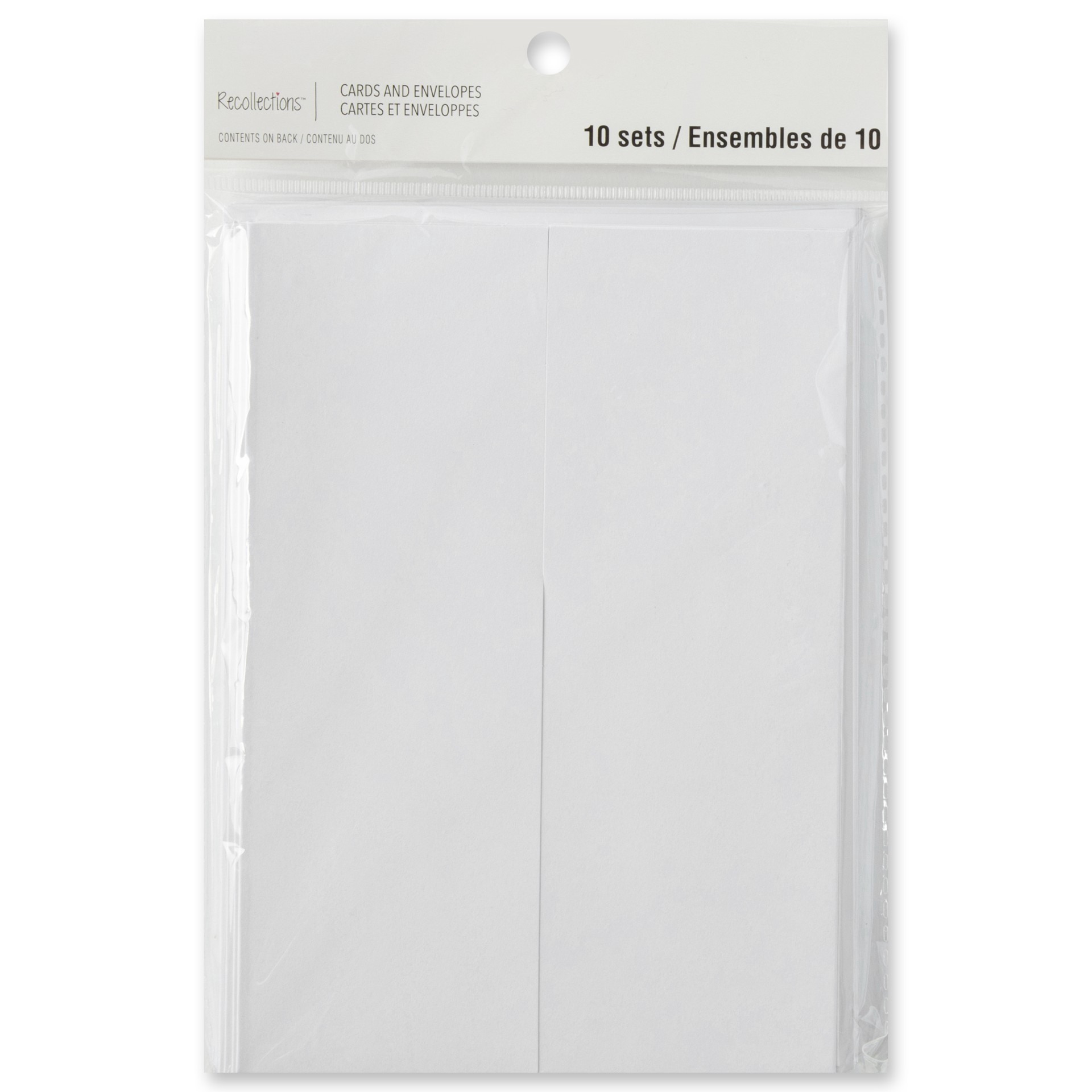 slide 5 of 5, White Gatefold Cards & Envelopes By Recollections, 5" X 7", 5 in x 7 in