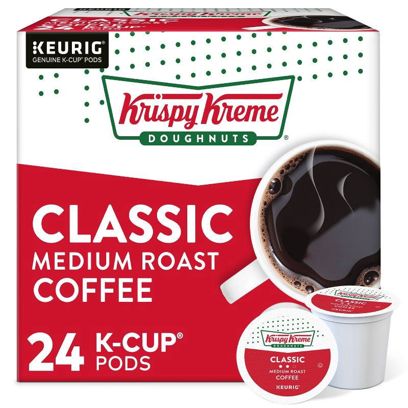 slide 1 of 1, Krispy Kreme Doughnuts Classic - Coffee Pods - Medium Roast- 24 ct, 24 ct