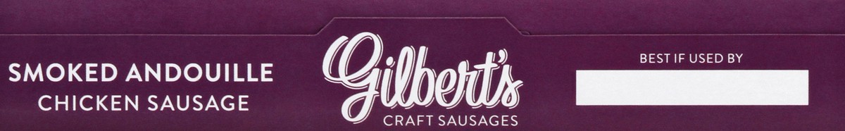 slide 9 of 9, Gilberts Craft Sausage Smoked Andouille Chicken Sausage, 10 oz