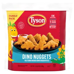 Tyson Frozen Dino Nuggets, 4 lb