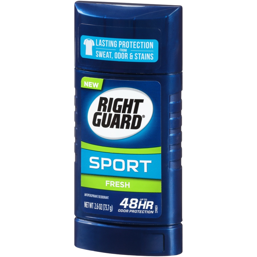 slide 3 of 6, Right Guard Sport Solid Fresh Antiperspirant & Deodorant , 2.6 oz