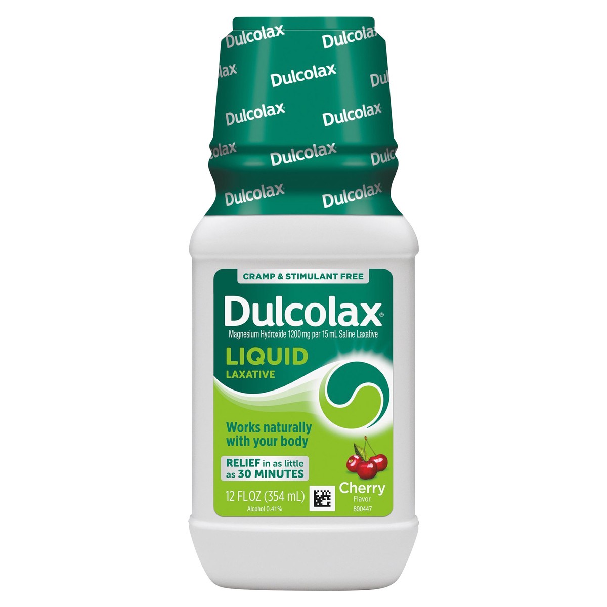 slide 1 of 3, Dulcolax Liquid Cherry Flavor Laxative 12 oz, 12 oz