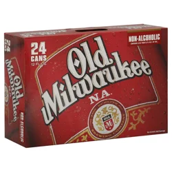 Old Milwaukee Non-Alcoholic Beer 24 - 12 fl oz Cans