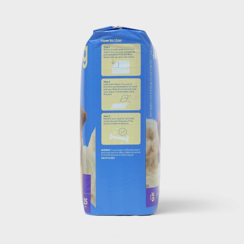 slide 4 of 4, Dog Training Pads - L - 25ct- up&up™, 25 ct