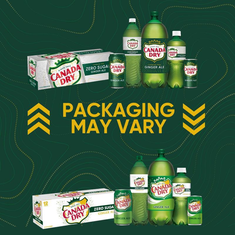 slide 3 of 14, Canada Dry Ginger Ale Soda - 10pk/7.5 fl oz Mini Cans, 10 ct; 7.5 fl oz