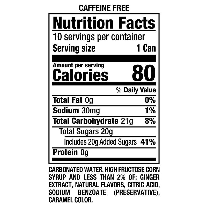 slide 12 of 12, Canada Dry Ginger Ale Soda - 10pk/7.5 fl oz Mini Cans, 10 ct; 7.5 fl oz